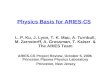 Physics Basis for ARIES-CS