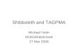 Shibboleth and TAGPMA