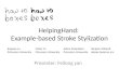 HelpingHand :  Example-based Stroke Stylization