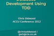Database Development Using TDD