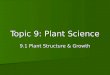 Topic 9: Plant Science
