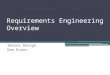 Requirements Engineering Overview