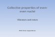 Collective properties of even-even nuclei
