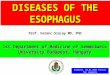 DISEASES OF THE ESOPHAGUS