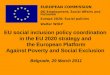 EUROPEAN COMMISSION DG Employment, Social Affairs and Inclusion Europe 2020: Social policies