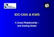 IDC-USA & KWS