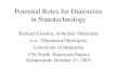 Potential Roles for Diatomists in Nanotechnology