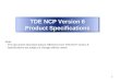 TDE NCP Version 6 Product Specifications