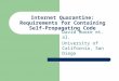 Internet Quarantine: Requirements for Containing Self-Propagating Code