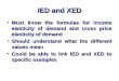 IED and XED