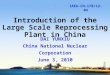 DAI YUNXIU China National Nuclear Corporation June 3, 2010