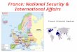 France: National Security & International Affairs