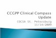 CCGPP Clinical Compass Update