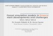 Forest simulation models in  Greece : main developments and challenges  WG1-WG2-WG3