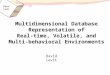 Multidimensional Database Representation of Real-time, Volatile, and Multi-behavioral Environments