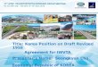 Title: Korea Position on Draft Revised 1958                         Agreement for IWVTA