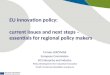 EU innovation policy:  current issues and next steps – essentials for regional policy makers