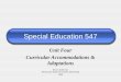 Special Education 547