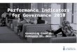 Performance Indicators  for Governance 2010