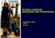 GLOBAL LESSONS:  DESIGNING CDD OPERATIONS