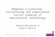 Mapping e-Learning: Visualising the negotiated social shaping of educational technology