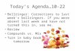 Today’s Agenda…10-22