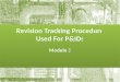 Revision Tracking Procedure Used For P&IDs