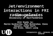 Jet/environment interactions in FRI radio galaxies