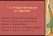 The French Revolution  & Napoleon