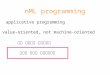 nML programming