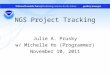 NGS Project Tracking