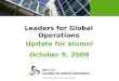 Leaders for Global Operations