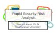 Rapid Security Risk Analysis