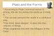 Plato and the Forms