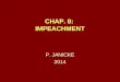 CHAP. 8:  IMPEACHMENT