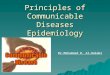 Principles of Communicable Diseases Epidemiology