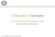 C3 Chapter 2  Functions