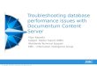 Troubleshooting database performance issues with Documentum Content Server