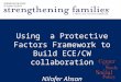 Using  a Protective Factors Framework to Build ECE/CW collaboration Nilofer Ahsan November 2011