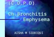 (C.O.P.D)      Ch.Bronchitis      Emphysema
