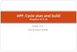 APF: Cycle plan and build Chapters 15 & 16