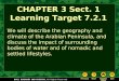 CHAPTER 3 Sect. 1 Learning Target 7.2.1