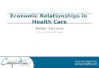 Economic Relationships in  Health Care