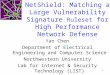 NetShield: Matching a Large Vulnerability Signature  Ruleset  for High Performance Network Defense