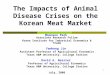 The Impacts of Animal Disease Crises on the Korean Meat Market
