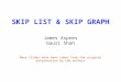 SKIP LIST & SKIP GRAPH