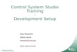 Control System Studio Training - Development Setup