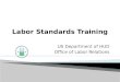 Labor Standards Training