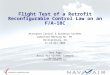 Flight Test of a Retrofit Reconfigurable Control Law on an F/A-18C