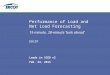 Performance of Load and  Net Load Forecasting  15-minute, 30-minute ‘look ahead’